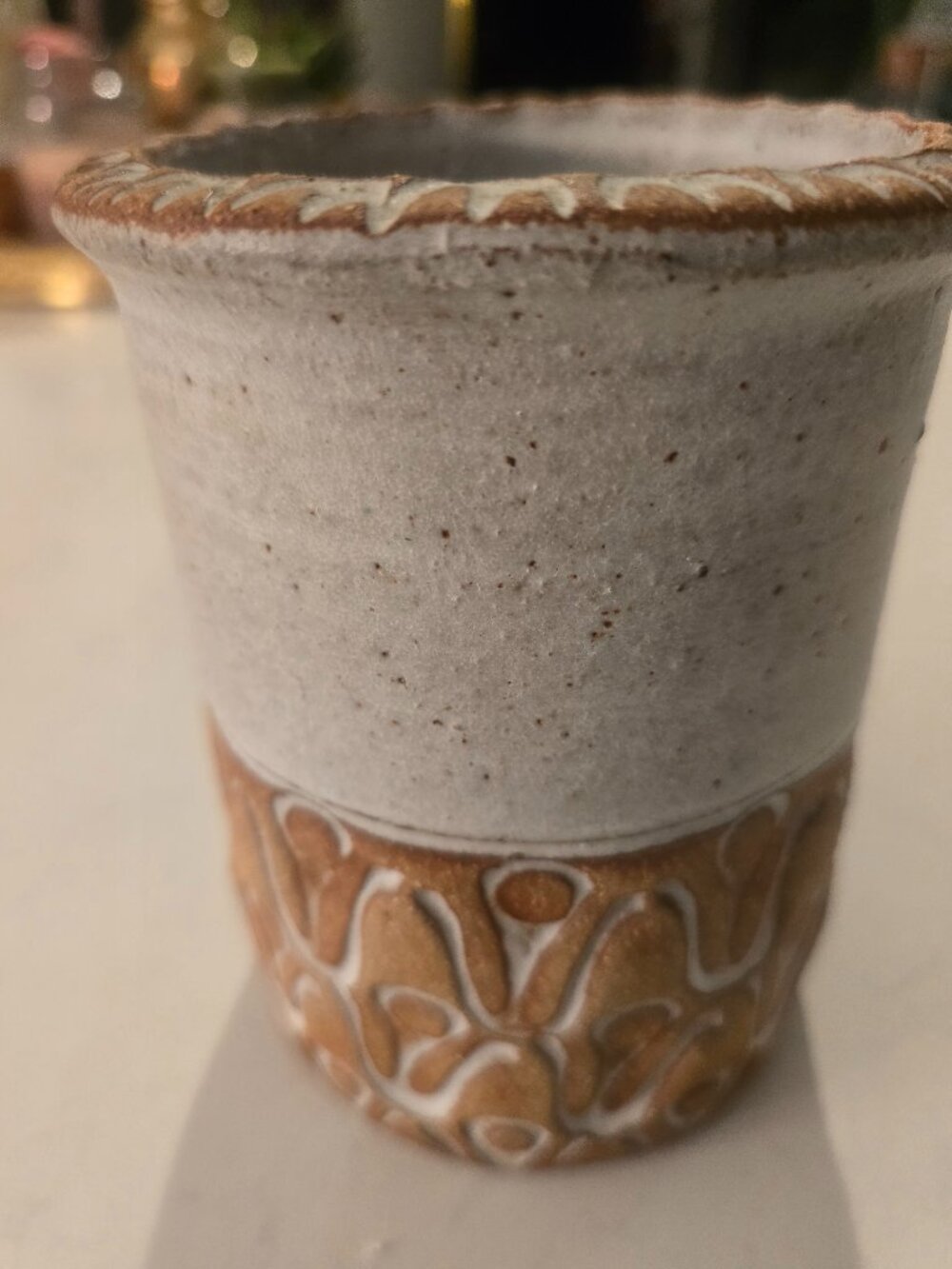 Vintage Midcentury Los Artesanos Hal Lasky Stoneware Studio Pottery Vase Puerto